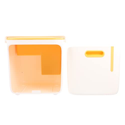 Alipis 2pcsbox Mini Háztartási Szemétbe Asztal Műanyag Tároló Távoli Sárgás Lehet, Fürdőszoba Konténer Asztal Szekrény/ Hulladék