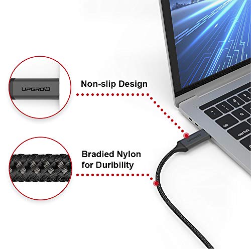 UPGROW USB-C-HDMI Kábel 4FT 4K@60Hz USB-C-Típusú HDMI-Kábel MacBook Pro, MacBook Air iPad Pro, iMac ChromeBook Pixel (UPGROWCMHM4)