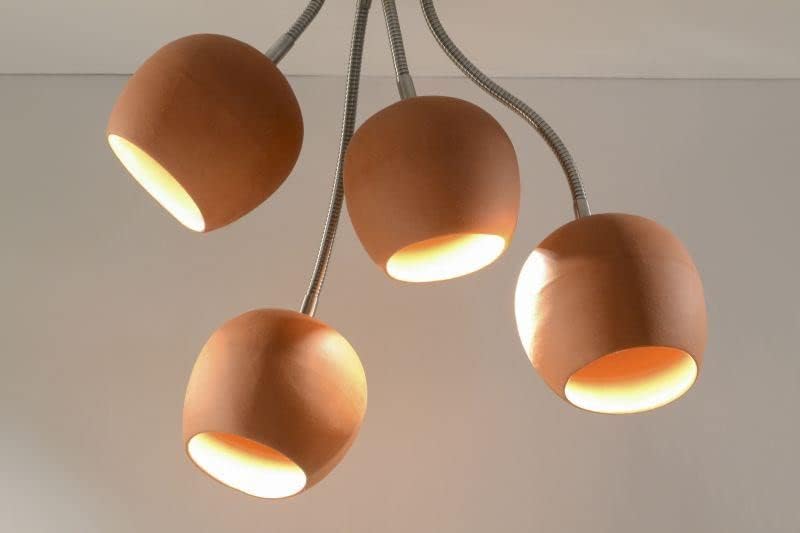 Lightexture LED Csokor Négy Mennyezeti Lámpát, Terrakotta