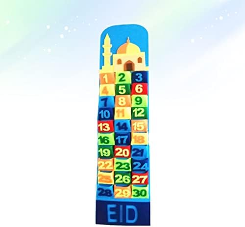 Abaodam Gyerekek Naptári Háztartási Modulok, 3 csomag Eid Ramadan Adventi ramadan adventi naptár ramadan dekoráció ramadan