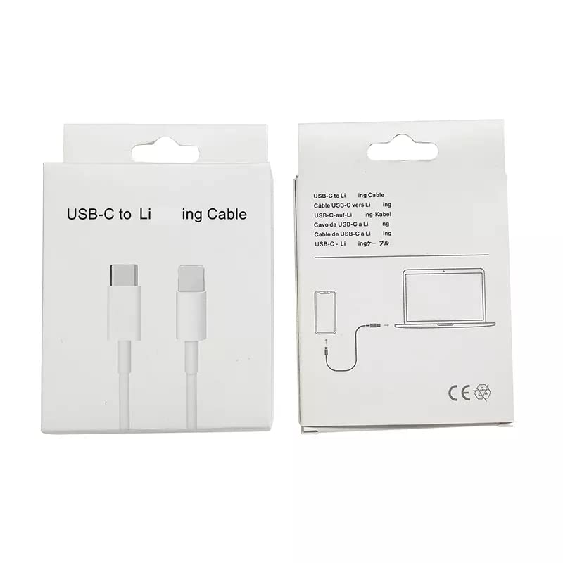 2M( 6 Láb) Eredeti USB Típus C-Villám Gyors Töltés Adat Kábel Kompatibilis az iPhone 14/13/12/11 Pro Max/XS MAX/XR/XS/X/8/7/Plusz