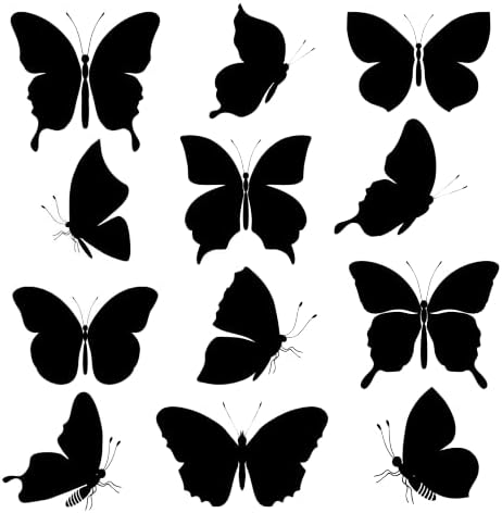 Állítsa be a Pillangók Vázlat Stencil A5 A4 A3 & Különböző Méretű Tartós Újrahasználható a Kártyák Scrapbooking Dekoráció