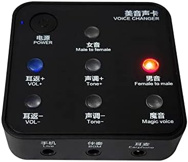KXDFDC Voice Changer Élő Streaming Többfunkciós Férfi-Női Hang Modulátor Hívásokat Mini Voice Changer