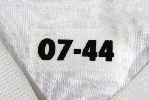 2007-ben a San Francisco 49ers Ken Parrish 2 Játék Kiadott Fehér Jersey 44 DP35670 - Aláíratlan NFL Játék Használt Mezek