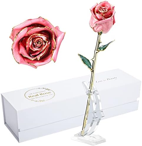 MAXSPT Ajándék, a Rózsa, 24 karátos Arany Rózsa Készült Igazi Rózsa Nagy Ajándék a Legjobb Ajándékokat, a Felesége, Zöld