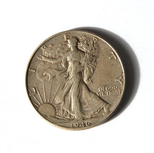 1946-ban az Amerikai Egyesült Államok Séta a Szabadság (Ezüst .900) Philadelphia Menta 2 Fél Dollár Választás Nagyon Jó