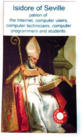 ereklye kártya 3. Osztály Saint Isidore a Sevilla Védőszentje, Az Internet, a Számítógép-Felhasználók, Számítógépes Szakemberek,
