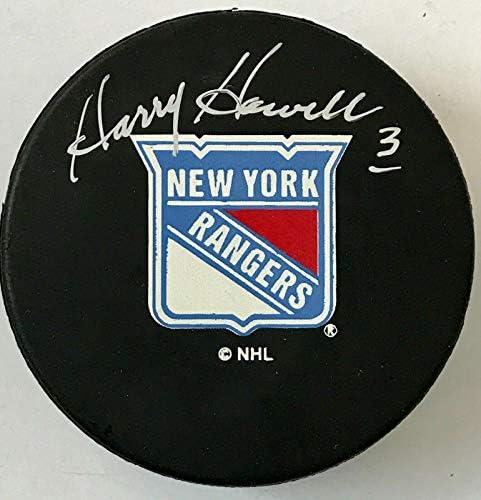 HARRY HOWELL, d.2019-ben (New York Rangers) aláírt Hivatalos NHL logó puck - Dedikált NHL Korong