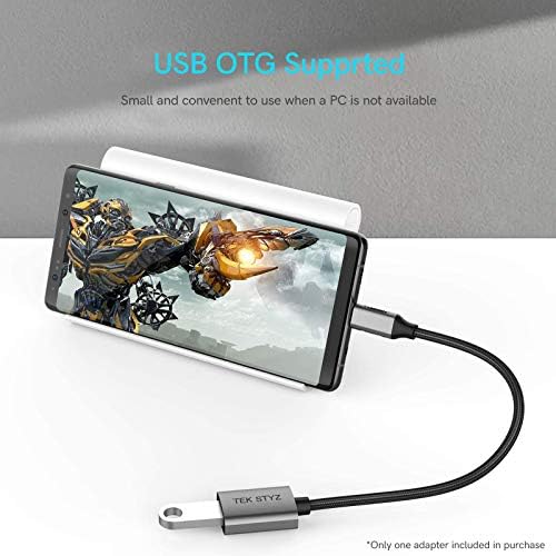 Tek Styz USB-C USB 3.0 Adapter Kompatibilis Az LG 38WQ88C-W OTG Típus-C/PD Férfi USB 3.0 Női Converter. (5Gbps)