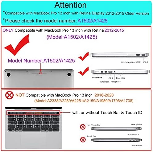 MOSISO Kompatibilis MacBook Pro 13 hüvelykes Esetben 2015 2014 2013 vége 2012 A1502 A1425 Retina Kijelző Védő Műanyag Akvarell