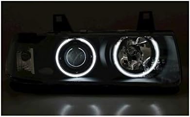 fényszóró beállítása, ccfl fényszóró fényszóró vezető, utas oldali komplett fényszóró szerelvény projektor angel eyes gyűrű
