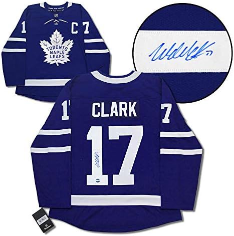 Wendel Clark Toronto Maple Leafs Dedikált Fanatikusok Jersey - Dedikált NHL-Mezek