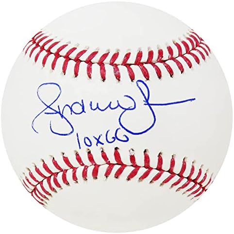 Andruw Jones Aláírt Rawlings Hivatalos MLB Baseball w/10x GG - Dedikált Baseball