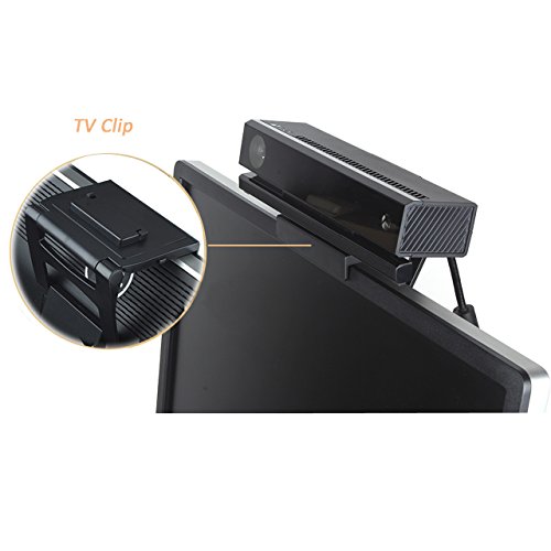A Kinect 2.0 Érzékelő TV állvány Klip, Runflory(TM) - Állítható TV-Tartót a Microsoft Xbox - Fekete