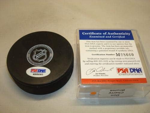 Don Cherry Aláírt Boston Bruins Jégkorong Dedikált PSA/DNS-COA-1C - Dedikált NHL Korong