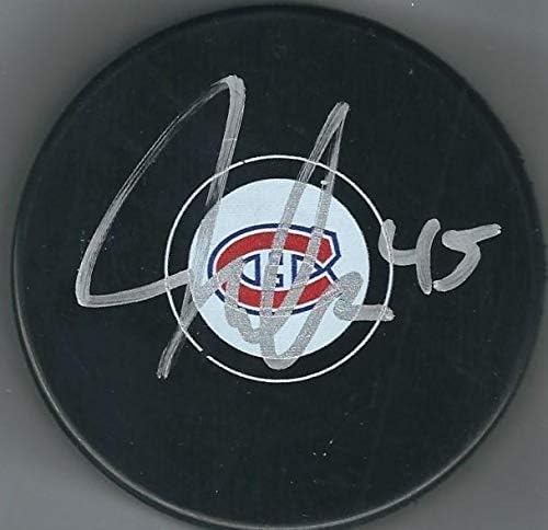 Dedikált JÓZSEF MORROW Montreal Canadiens Jégkorong - Dedikált NHL Korong