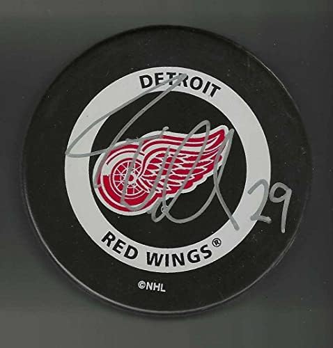 Jason Williams Aláírt Detroit Red Wings Hivatalos Játék Puck - Dedikált NHL Korong