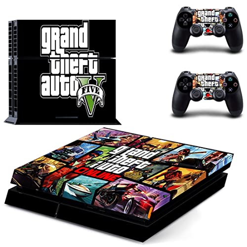 A PS4 SLIM - Játék Grand GTA-Lopás, Valamint Automatikus PS4 vagy PS5 Bőr Matrica PlayStation 4 vagy 5 Konzol, Illetve az